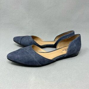Abella Deep Blue Suede Loafers